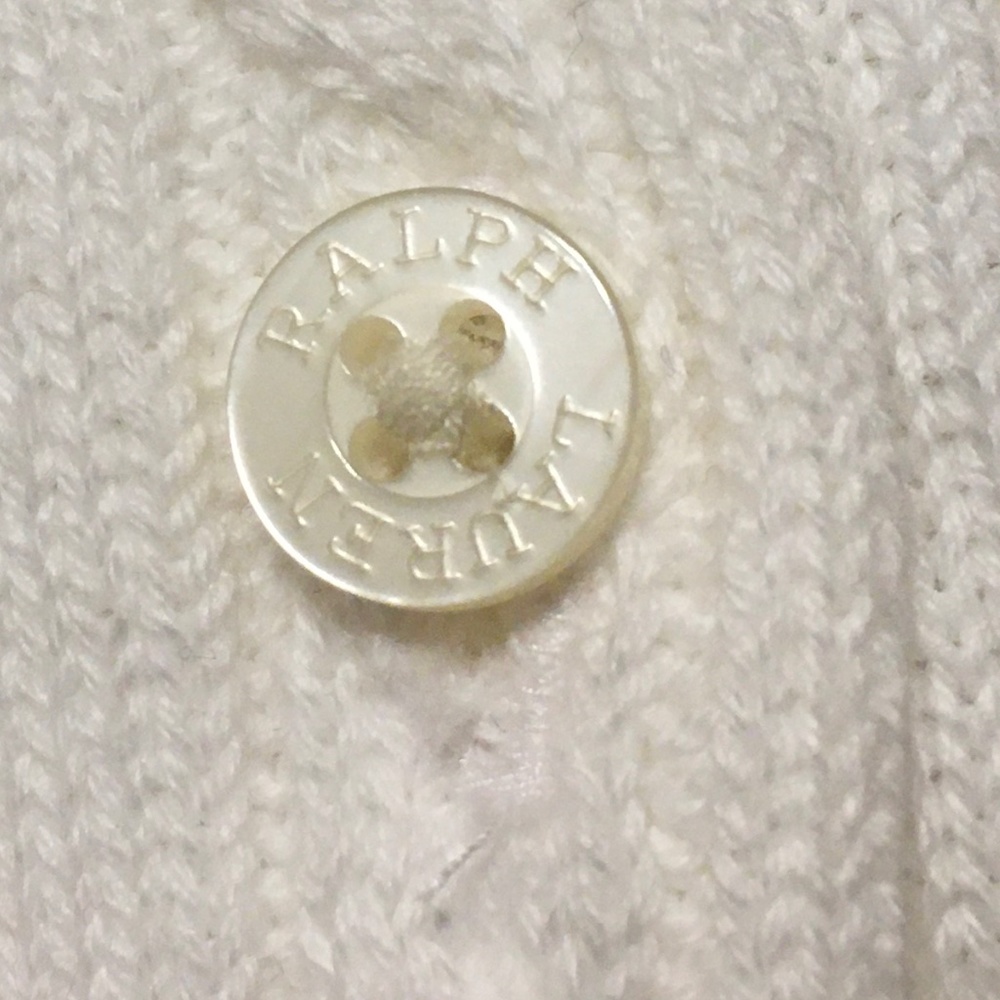 Polo Ralph Lauren Little Girls Cable-Knit Cotton Cardigan size 2T. - Picture 5 of 6